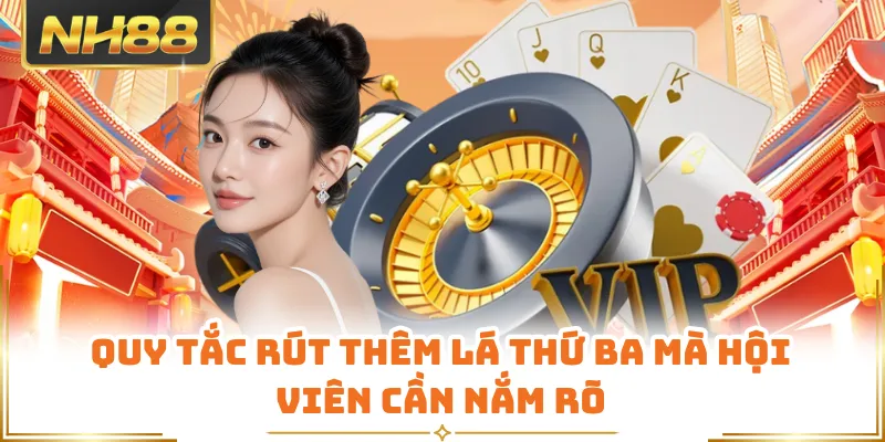 Quy tắc rút thêm lá thứ ba mà hội viên cần nắm rõ
